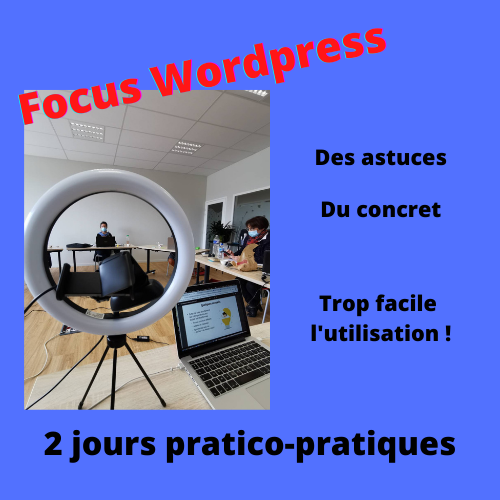 salle de formation connaître logiciel wordpress