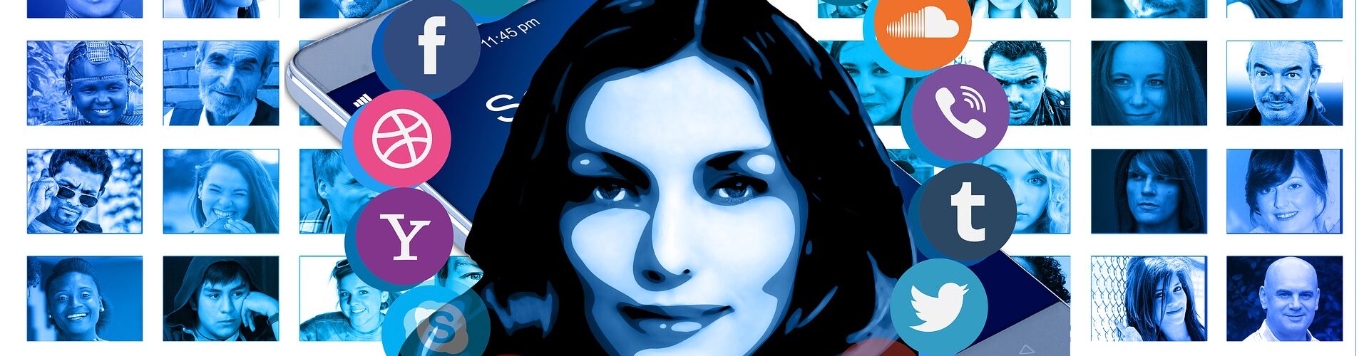 femme et réseaux sociaux